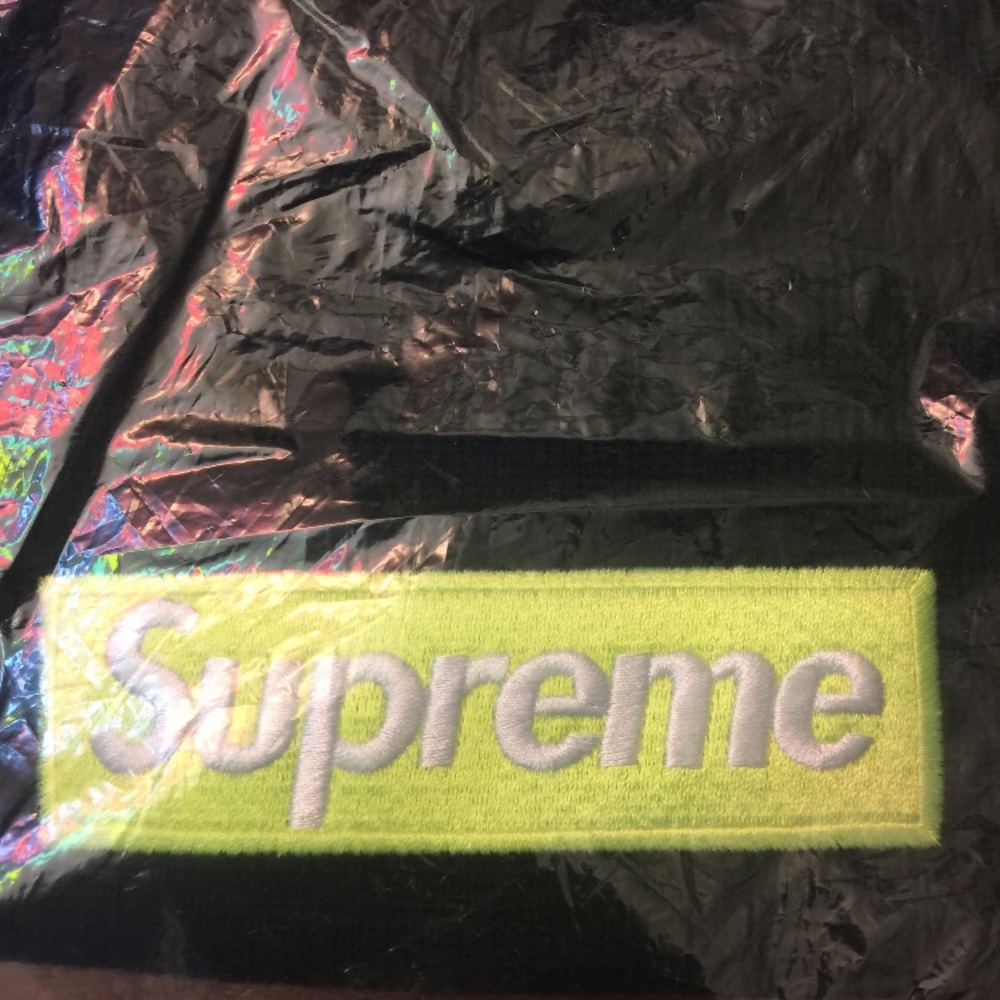 Supreme lime box logo beanie